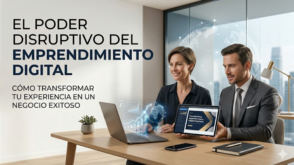 El poder del Emprendimiento Digital para Profesionales. Cómo transformar tu Conocimiento y Experiencia en un Negocio Exitoso.