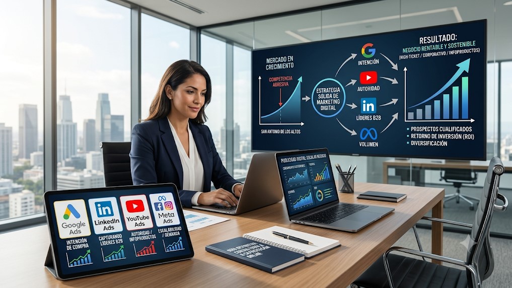 La Guía Definitiva para hacer Publicidad Digital y Escalar tu Negocio de Consultoría y Capacitación.