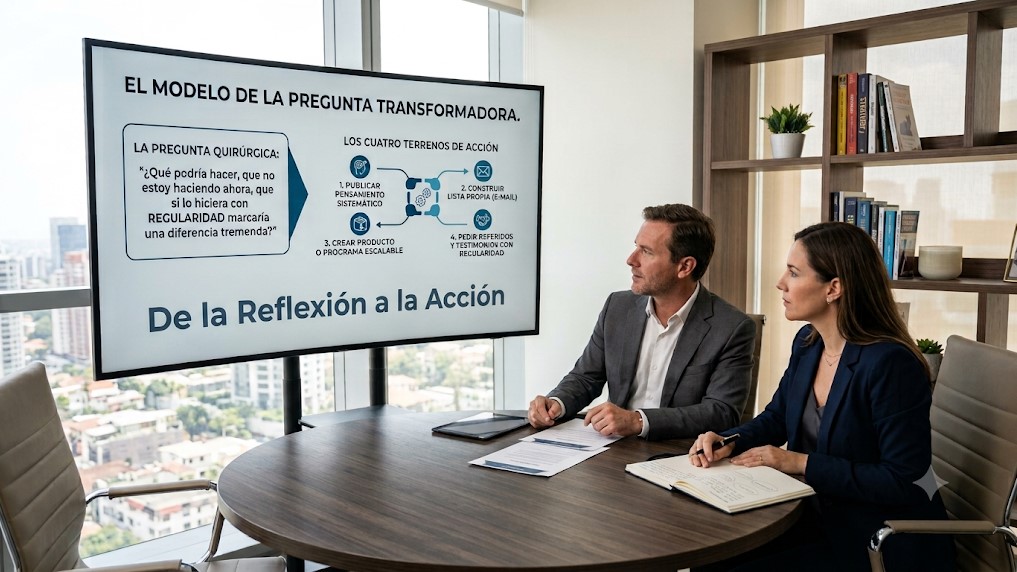 Responde la Pregunta Transformadora que impulsará tu Negocio de Consultoría, Coaching y/o Capacitación.