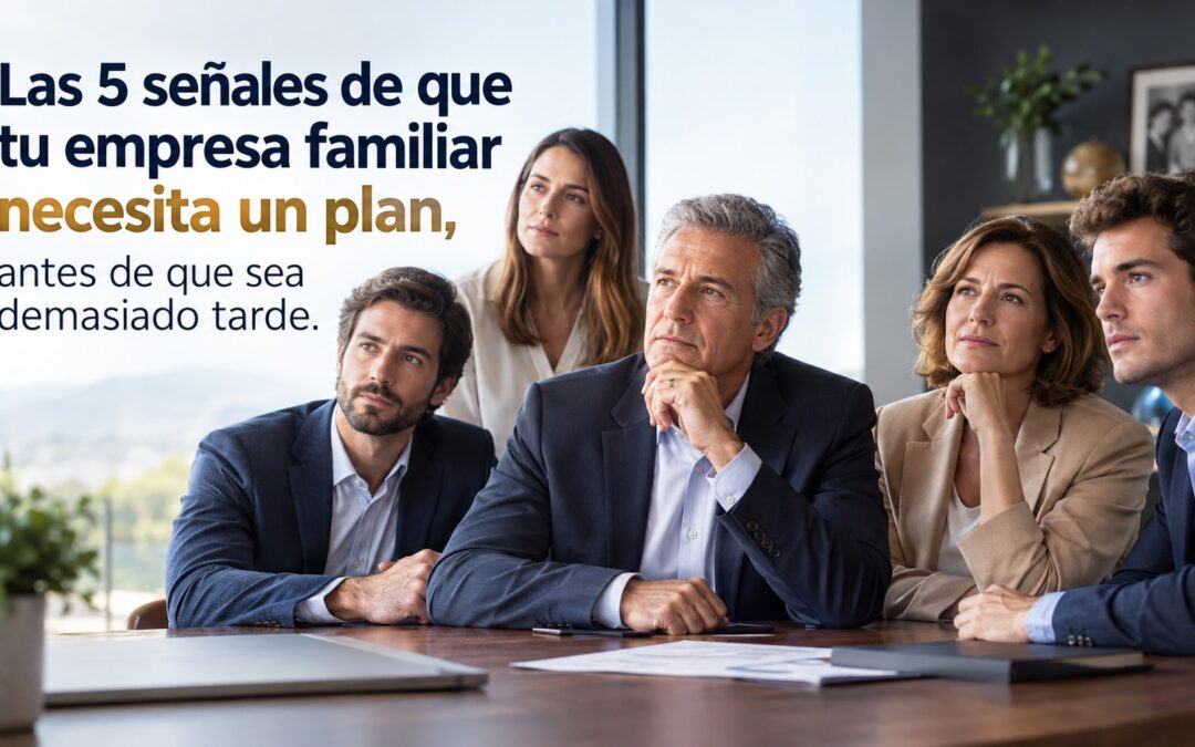 Las 5 señales de que tu Empresa Familiar necesita un plan, antes de que sea demasiado tarde.